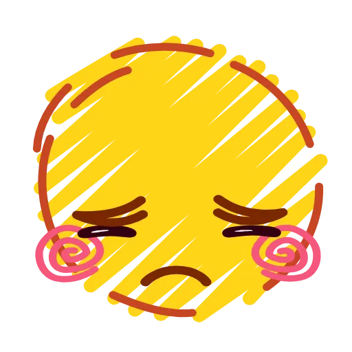 Стикер 49 Crayons Emoji