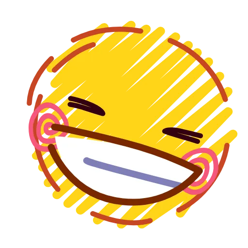Стикер 3 Crayons Emoji