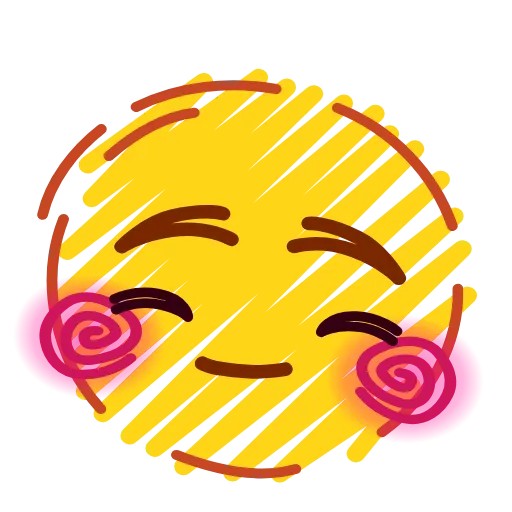 Стикер 19 Crayons Emoji