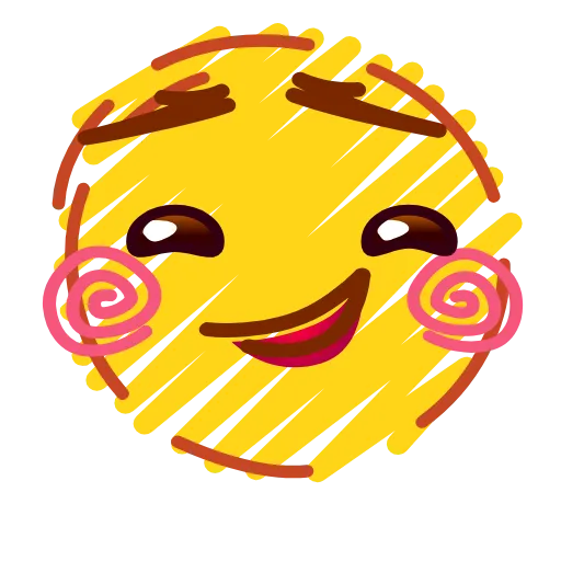 Стикер 30 Crayons Emoji