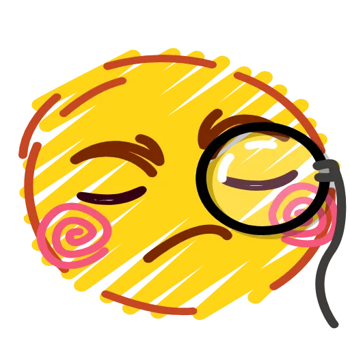 Стикер 24 Crayons Emoji