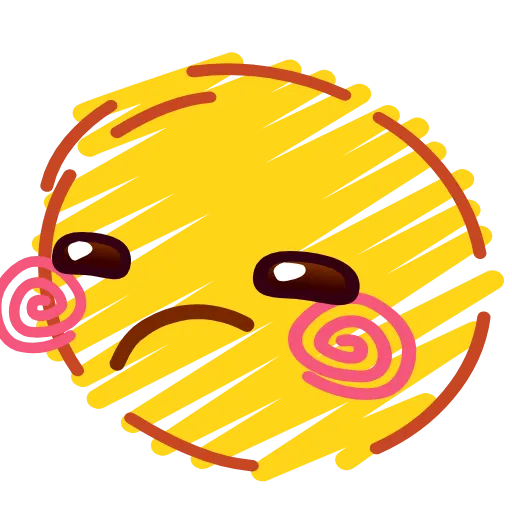 Стикер 33 Crayons Emoji
