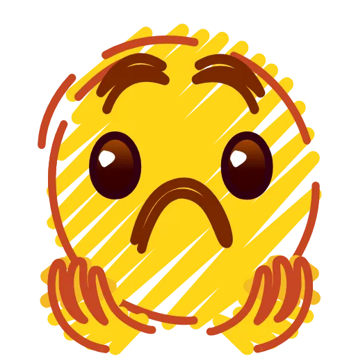 Стикер 47 Crayons Emoji