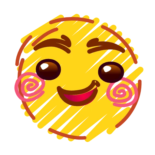 Стикер 14 Crayons Emoji