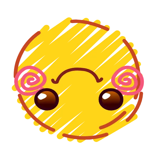 Стикер 13 Crayons Emoji