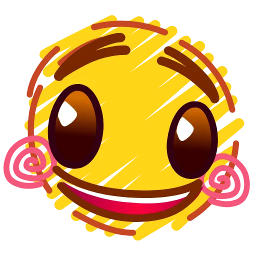 Стикер 2 Crayons Emoji