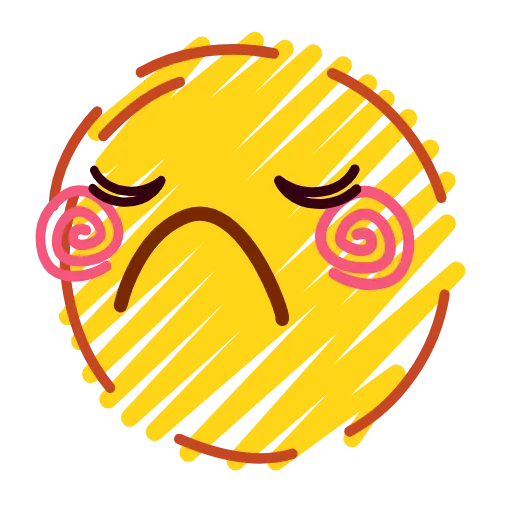 Стикер 34 Crayons Emoji