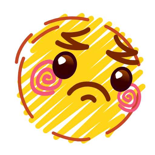 Стикер 32 Crayons Emoji