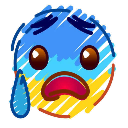 Стикер 48 Crayons Emoji