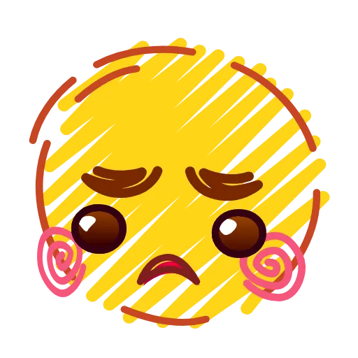 Стикер 39 Crayons Emoji