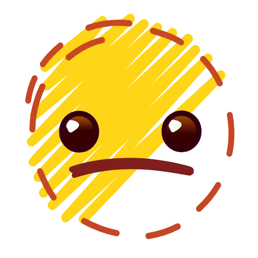 Стикер 60 Crayons Emoji