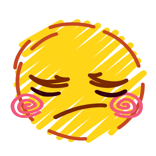 Стикер 23 Crayons Emoji