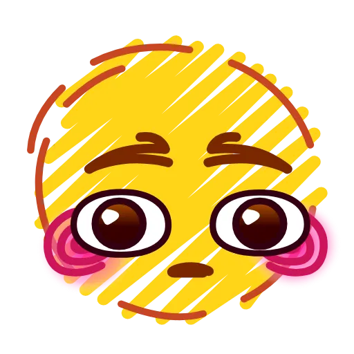 Стикер 44 Crayons Emoji