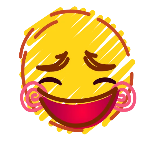 Стикер 4 Crayons Emoji