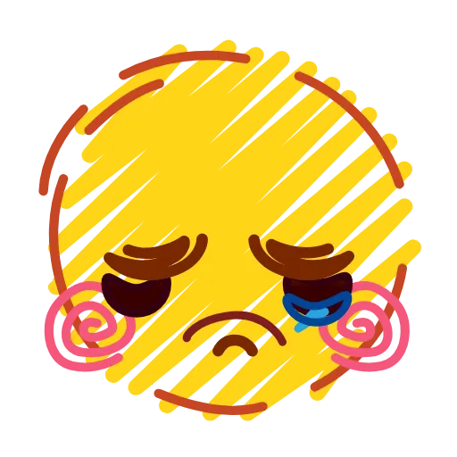 Стикер 38 Crayons Emoji