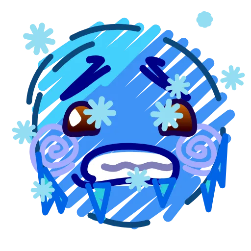 Стикер 46 Crayons Emoji