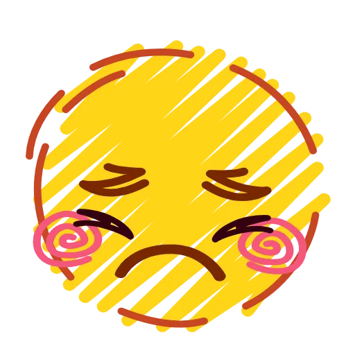 Стикер 35 Crayons Emoji