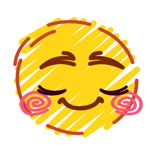 Стикер 15 Crayons Emoji
