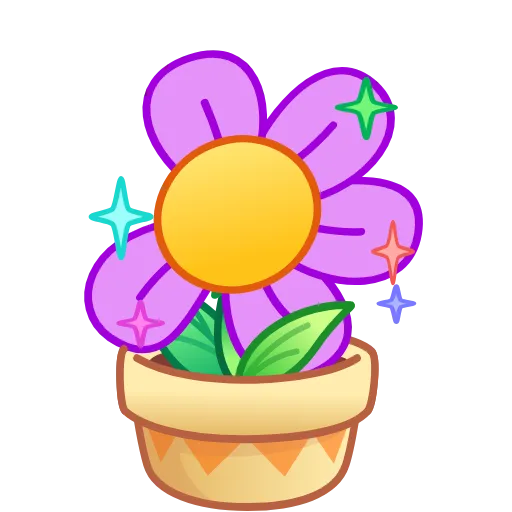 Стикер 30 Crazy Daisy