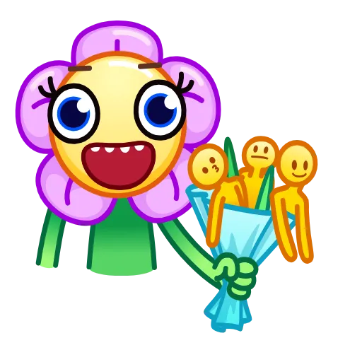 Стикер 42 Crazy Daisy