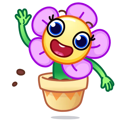 Стикер 5 Crazy Daisy