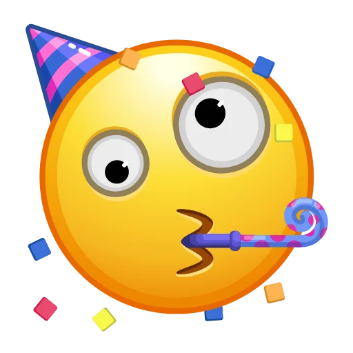 Стикер 14 Crazy Emoji -