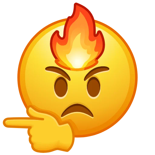Стикер 6 Crazy Emoji -