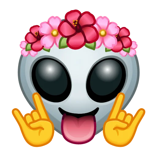 Стикер 23 Crazy Emoji -
