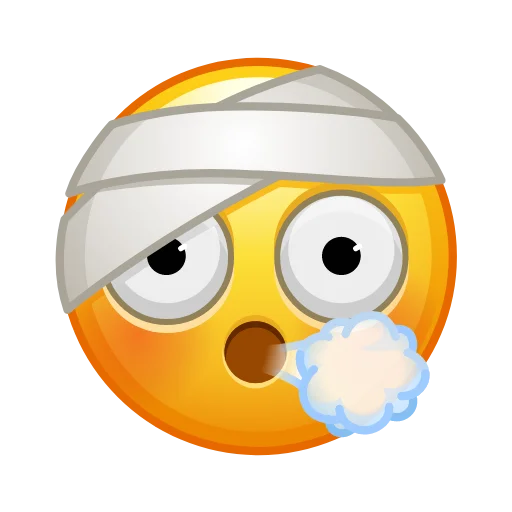 Стикер 5 Crazy Emoji -