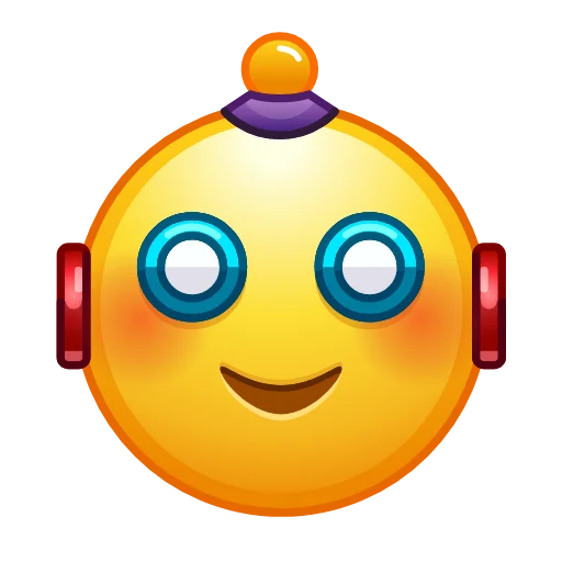 Стикер 53 Crazy Emoji -
