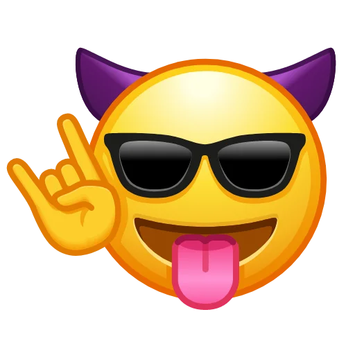 Стикер 10 Crazy Emoji -