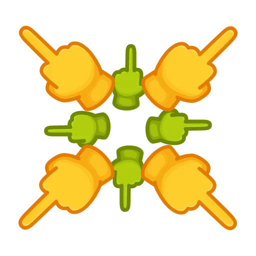 Стикер 52 Crazy Emoji -