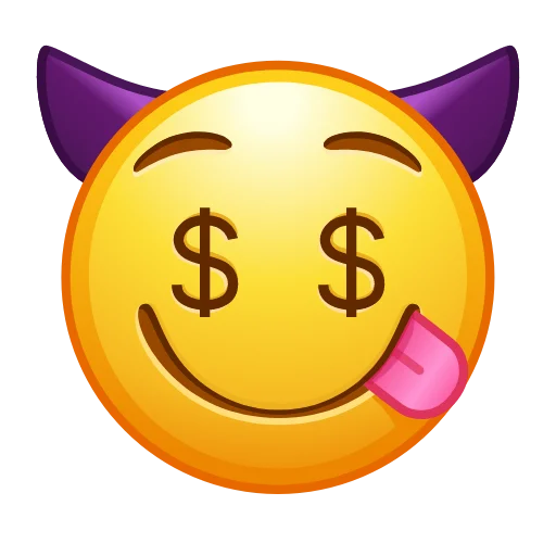 Стикер 16 Crazy Emoji -