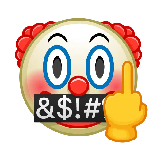 Стикер 20 Crazy Emoji -