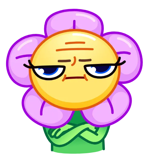 Стикер 22 Crazy Flower
