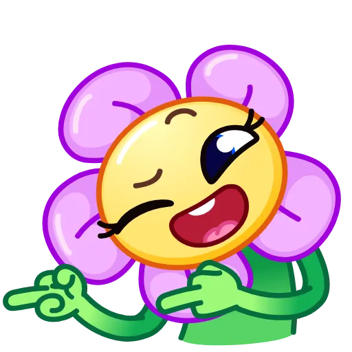 Стикер 20 Crazy Flower