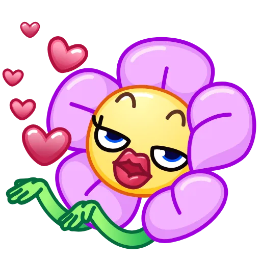 Стикер 2 Crazy Flower