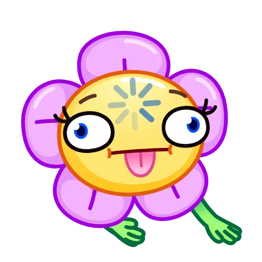 Стикер 10 Crazy Flower