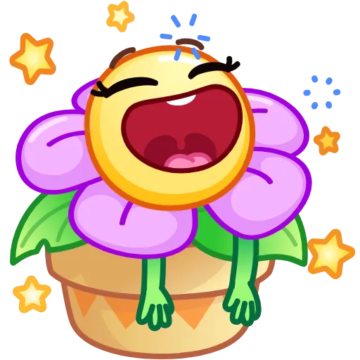 Стикер 6 Crazy Flower
