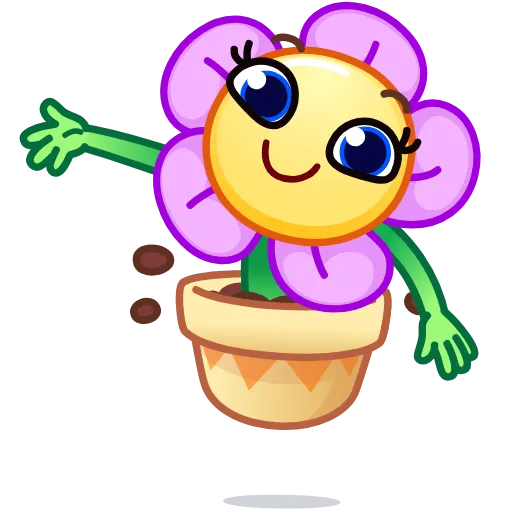 Стикер 5 Crazy Flower
