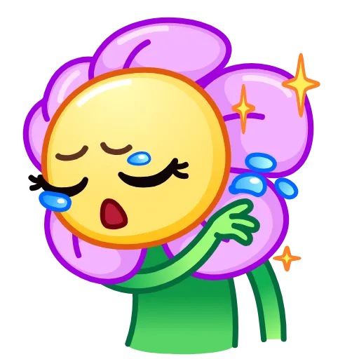 Стикер 16 Crazy Flower