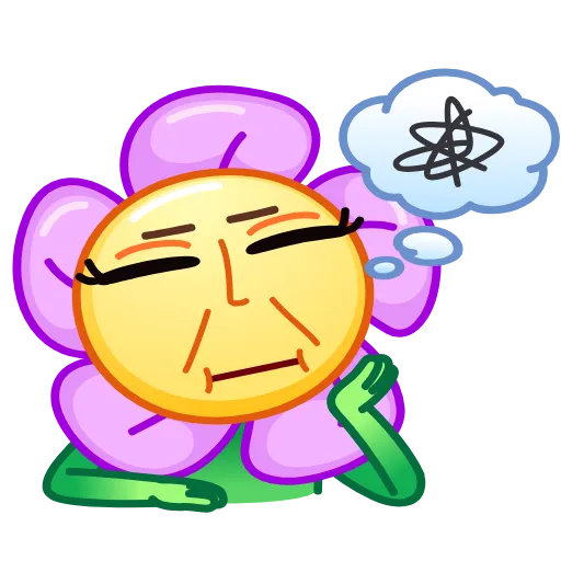 Стикер 12 Crazy Flower