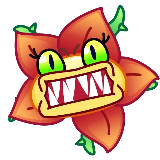 Стикер 9 Crazy Flower