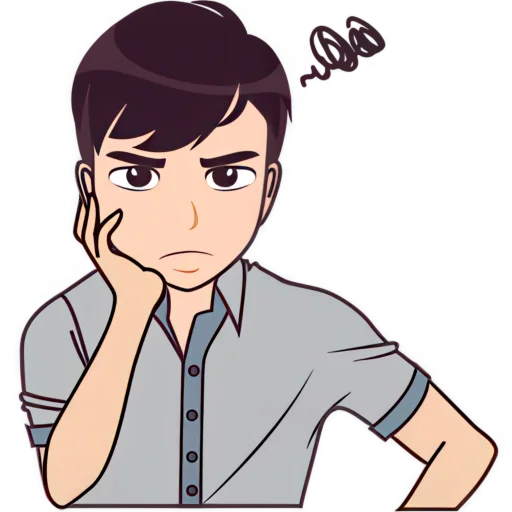 🤨 Стикер «Безумно о тебе» для Telegram