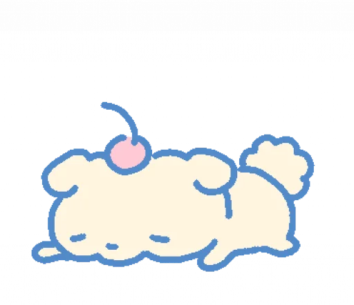 ☺️ Стикер «cream puppy» для Telegram