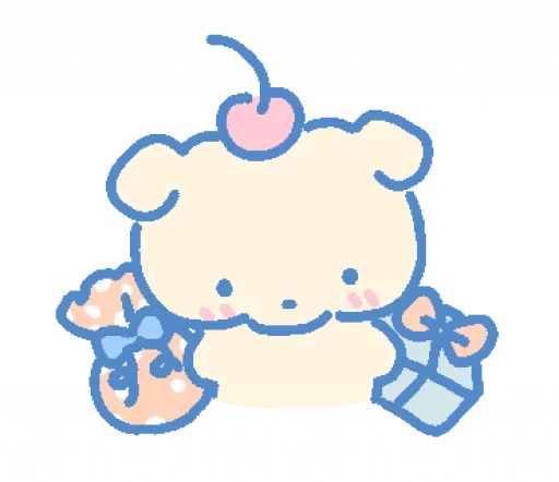 🎁 Стикер «cream puppy» для Telegram