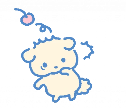 😮 Стикер «cream puppy» для Telegram
