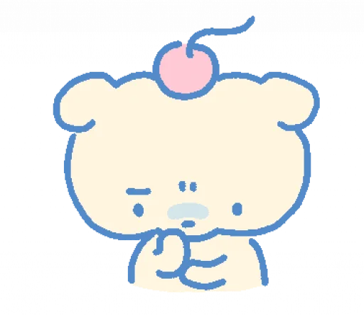 🤔 Стикер «cream puppy» для Telegram