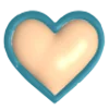 🧡 Эмодзи «Буквы бирюзовые и бежевые, эмодзи» для Telegram
