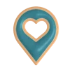 💙 Эмодзи «Буквы бирюзовые и бежевые, эмодзи» для Telegram
